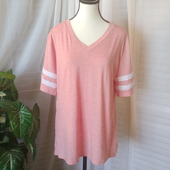 ⚜️ Women's Varsity Sleeve T-shirt - Picture 2 of 8